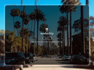 Sunday:Drip Website ecommerce graphic design minimal design mininal website nft store nft website ntf online shop ui uiux ux visual design web design website