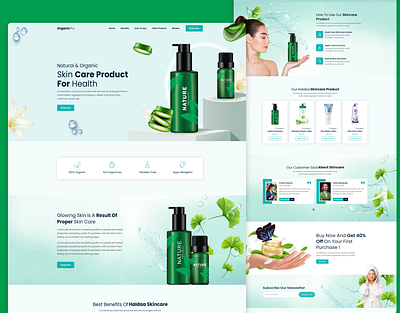 Skin Care Store Website beautybrand beautywebsite cosmeticdesign ecommerce healthyskin onlinestore skincare skincareproducts webdesign websiteinspiration