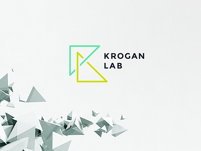 Krogan Lab - Branding biotech branding cellular design krogan lab logo mapping medical research typography