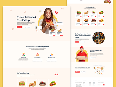 Food Delivery App | Website foodapp fooddelivery onlinefoodordering orderonline restaurantdelivery uiux webdesign webdevelopment