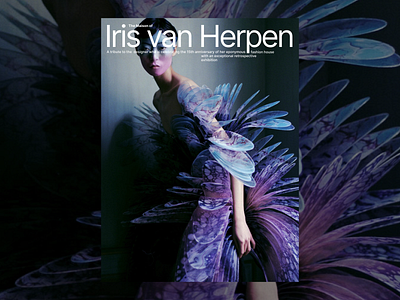 Iris van Herpen fashion house brochure concept