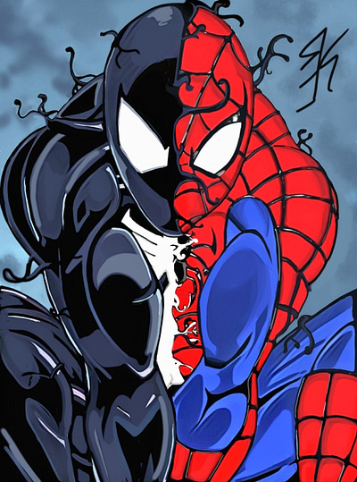 Spider-Man ( Separation Anxiety ) graphic design ill illustration