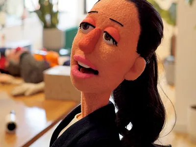 Custom puppet animation character design motion graphics puppets