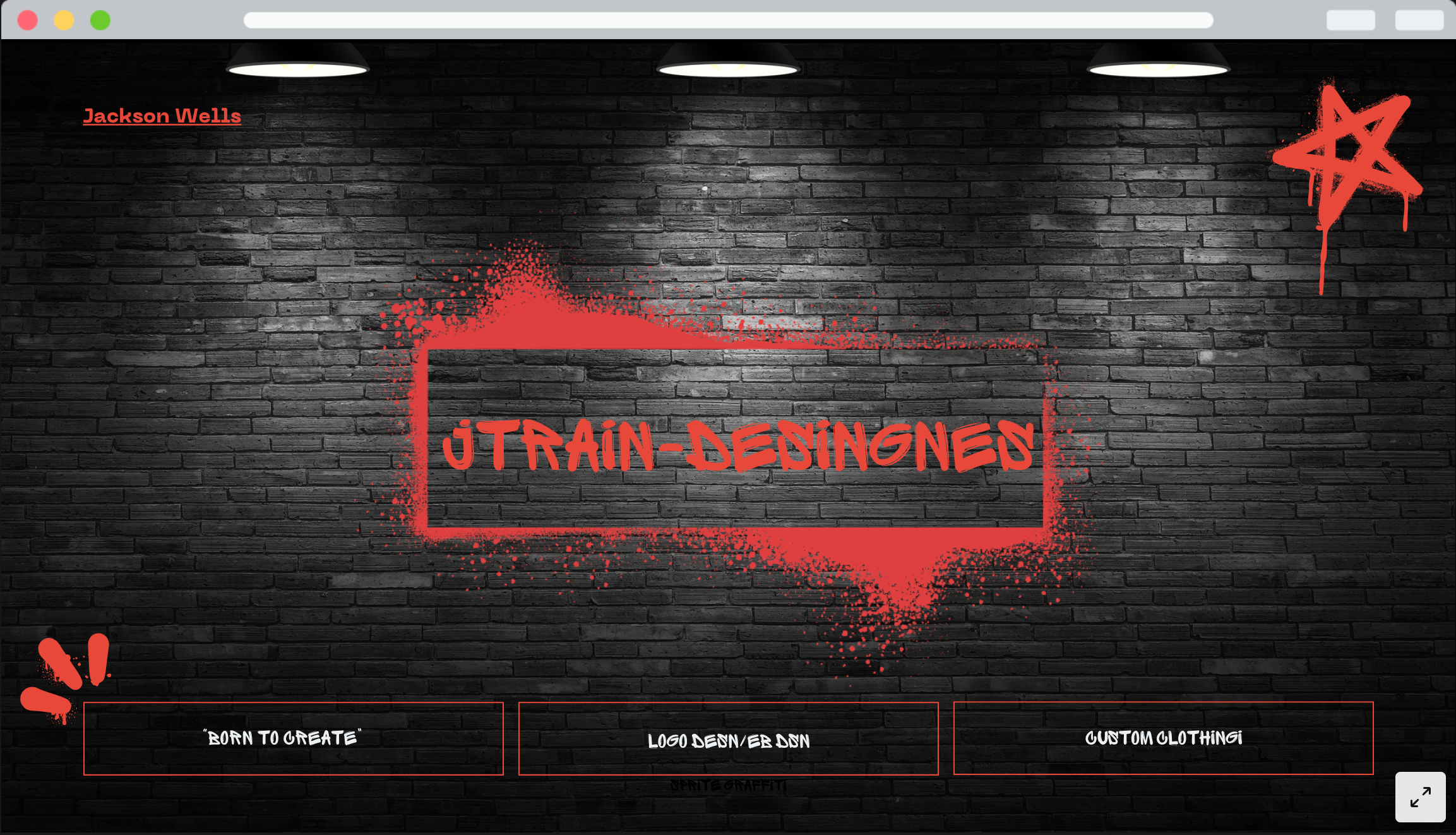 Example of web design
