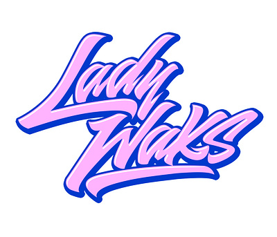 Lady Waks art artwork basketball branding brush brush lettering calligraphy design graffiti graphic design hand lettering hip hip hop illustration lettering logo typography vector