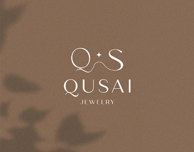 QUSAI Jewelry Logo Design 3d animation branding business card card design graphic design illustration jewelry jewelry logo logo modern logo motion graphics typography ui ux vector