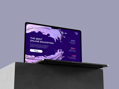 Site for IT-school design figma graphic design it landing liquid school site ui ux web