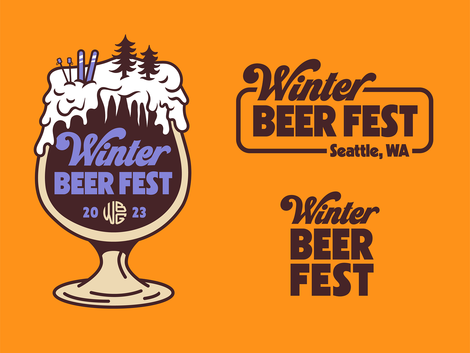 Winter Beer Fest Graphic Assets by Lauren Stevens for Blindtiger Design