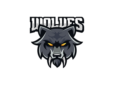 Wolf Logo Vector Design Template branding design esport graphic design illustration logo logos mascot sport vector wolf wolves