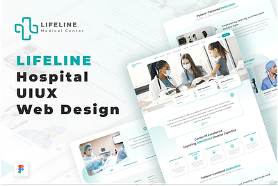 Lifeline Hospital UI Web Design ui ui web uiux web design