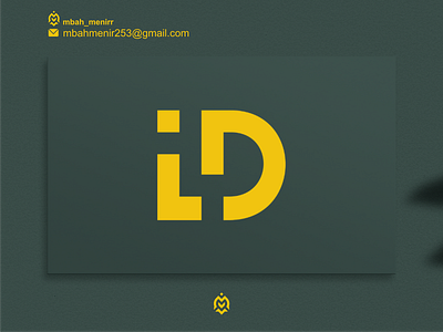 iD monogram logo concept 3d branding design graphic design logo logoconcept logoinspirations logoinspire logos luxurydesign