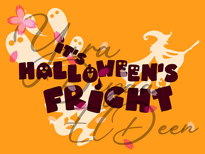 R3 - PhoenixFlame - It's Halloween's Fright 2023 design graphic design halloween illustration print yaradeyaaeldeen