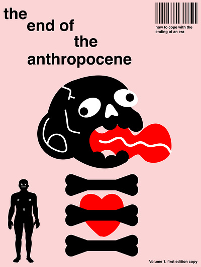 the end of the anthropocene graphic design illustration