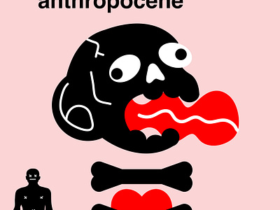 the end of the anthropocene graphic design illustration