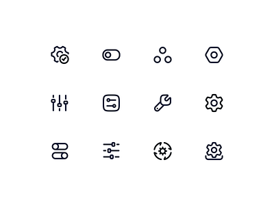 Settings Icons customize figma free icon icon icon library icon pack icon set iconography illustration installing line icon more preference stroke toggle vector web web app wrench