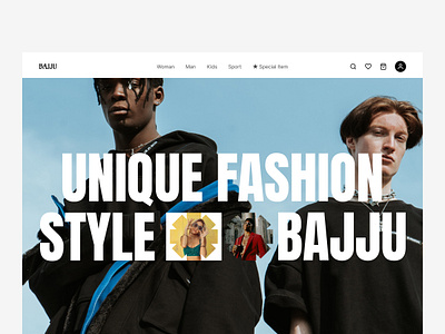 Bajju - Fashion app beuty branding casual clean clothing design e commerce elegant exploration fashion graphic design store style t shirt ui uidesign uiuxdesign webdesign website