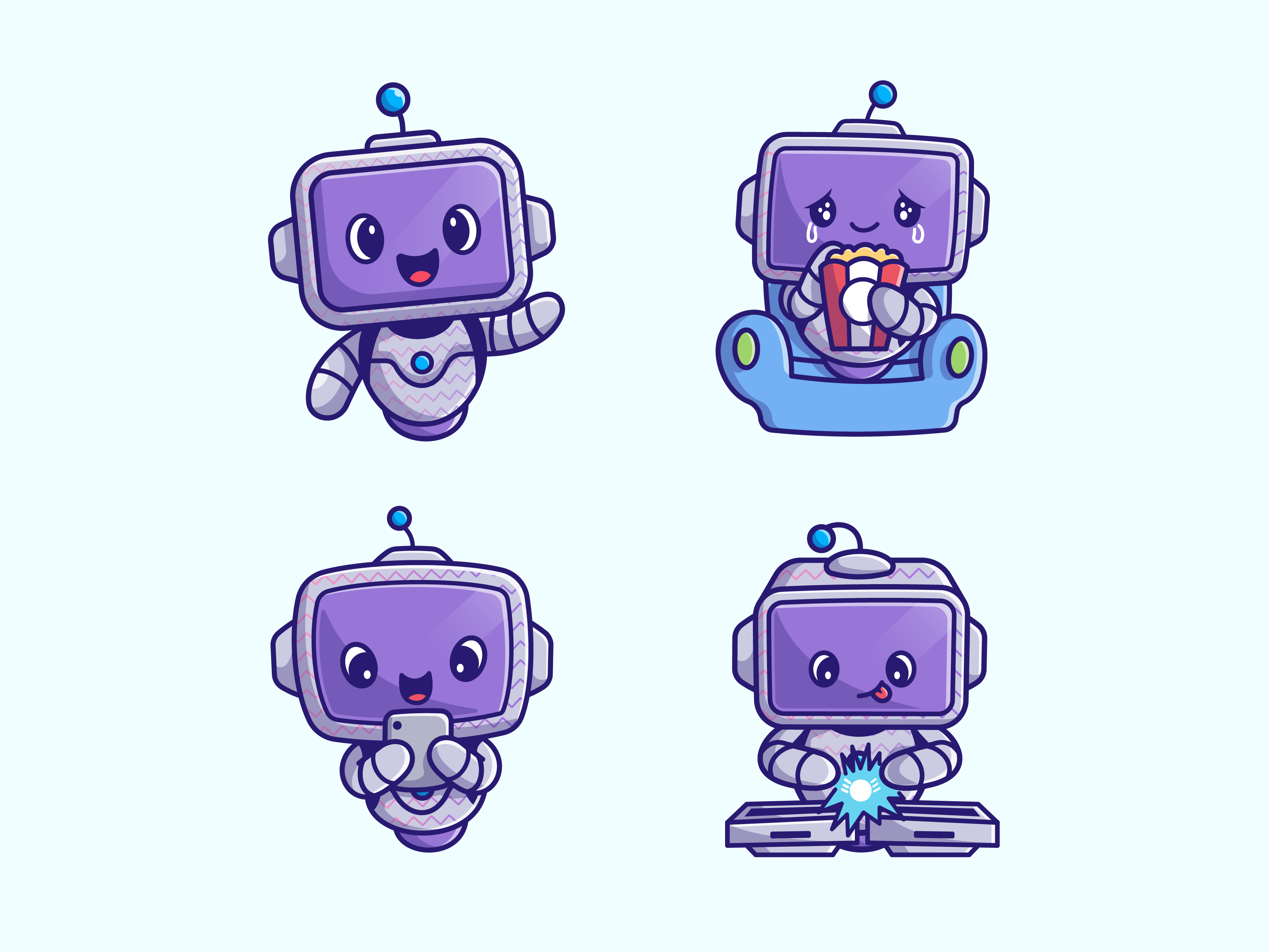 kawaii – cute robot doodle – Robotoh – Computer love - Robot - Posters and  Art Prints | TeePublic