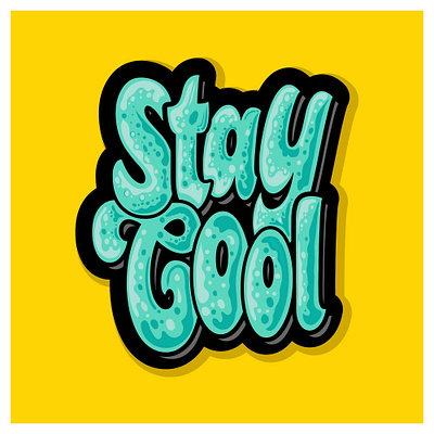 Stay Cool graffiti style Lettering clipart coloring concept art design digital art graffiti graphic design illustration lettering logo quote stay cool typo typography quotes
