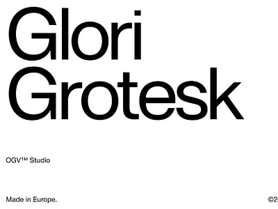 Glori Grotesk Family Font animation branding design graphic design illustration logo typography ux vector