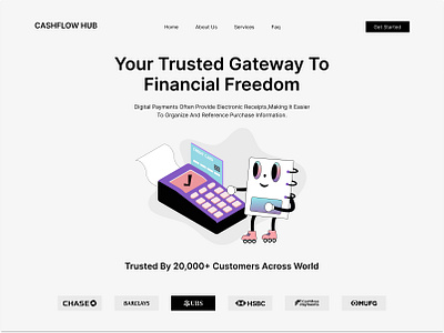 payment landing page branding design home page illustration vector zart