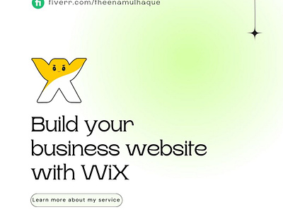 Creative: Business Wix Website business buyer client fiverr fiverr website portfolio uiux website wix