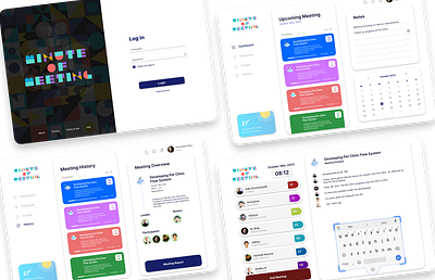 Minute of Meeting management meeting task ui ux