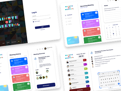 Minute of Meeting management meeting task ui ux