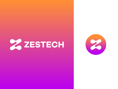 Logo Zestech brand branding design graphic design illustration logo logo design minimal modern ui z logo zestech