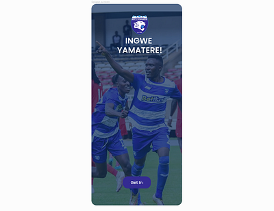 AFC Leopards splash screen. app design illustration mob ui