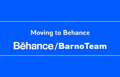 Moving to Behance behance branding dribbble moving to behance ui ux