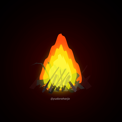 BONFIRE bonfire dark fire light