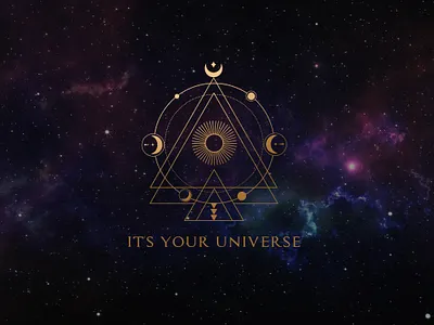 Sacred Geometry Logo branding creative design galaxy golden graphic design illustration logo logo design mandala sacred geometry tshirt vector