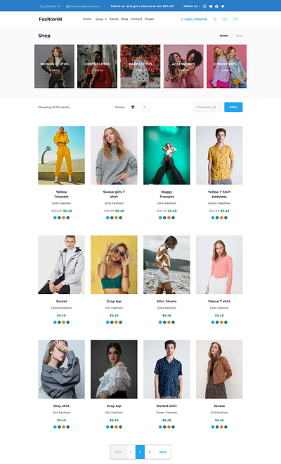 Fashion House Product Page UI Design app design fashion illustration ui user interace user interface ux web web design