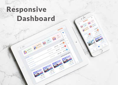 Responsive Dashboard : Travel Agency agency booking dashboard design figma reservation responsive travel ui