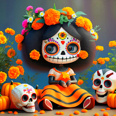 Dia De Los Muertos #1 ai dia de los muertos