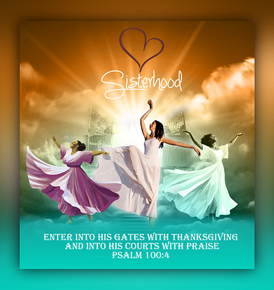 Woman Dancing Infront Of Heaven Door | Heaven Poster design dancing poster png ui