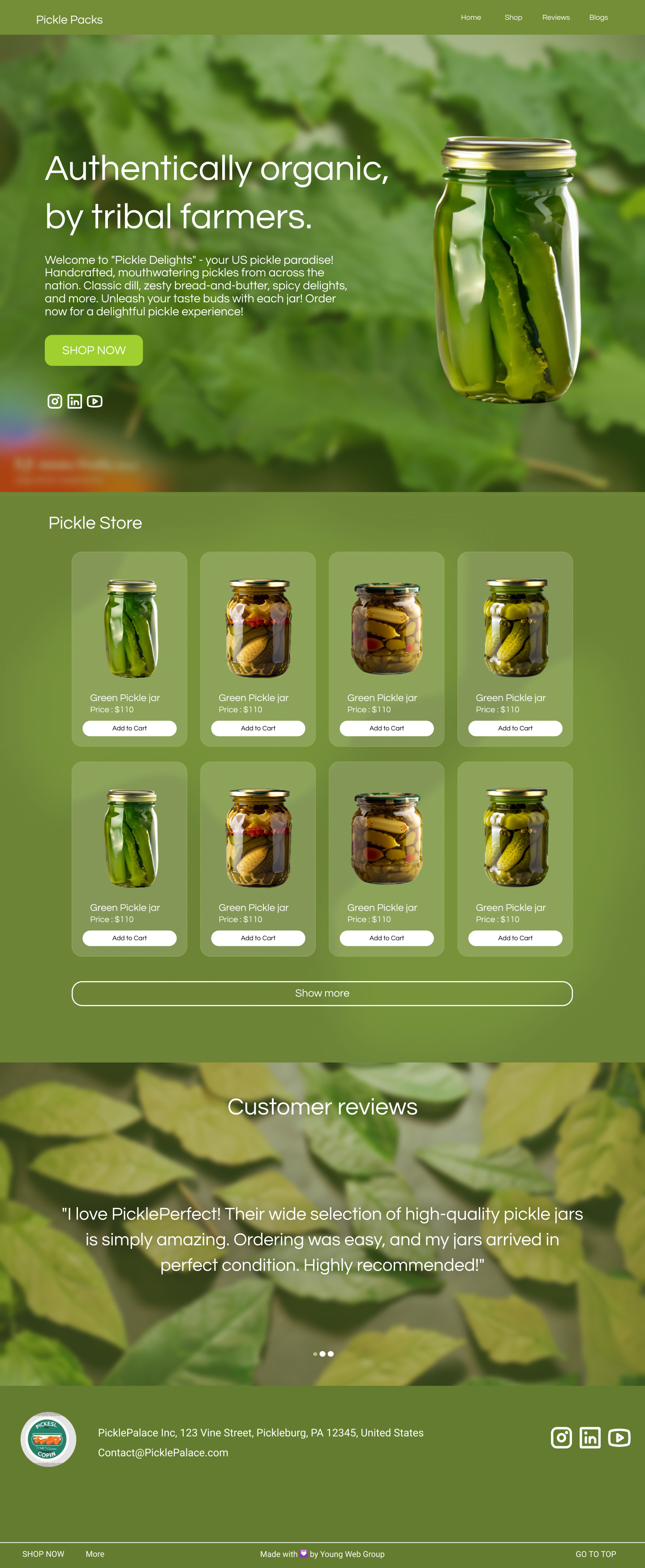 Pickle Perfect - Tribal Farmer Pickles design dribbble figma graphicdesign indesign interactiondesign localfood motiongraphics productdesign smallbusiness sustainablefood typography uiuxdesign visualdesign webdesign