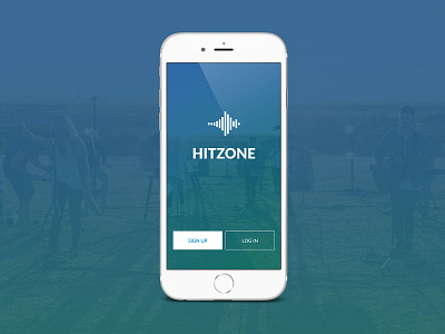 Hitzone App mobile ui ux