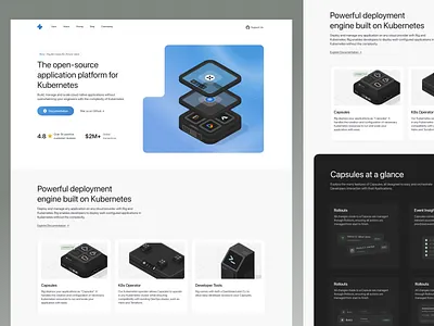 The open-source application platform web concept ai awwwards clear flat ui google ios landing minimalism platform server uiux web web ui web ux