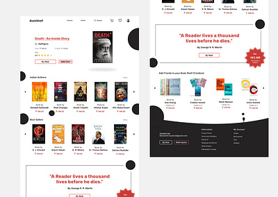 Day 003 Landing Page black book books bookstore branding dailyui darktheme landing page landingpage readingjourney ui uidesign