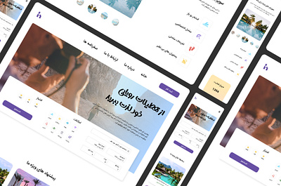 Booking website figma ui ux web