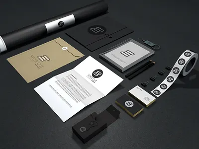 Branding Stationary Design book branding clean corporate creative work design flyer graphic design note office stationary design