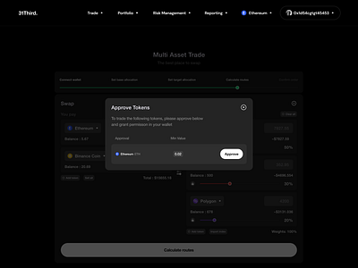 Multi Asset Swap - Approve Token