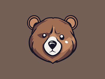 Bear Logo agency animal app art bear branding cartoon company cute design illustration logo mobile ui vector web design