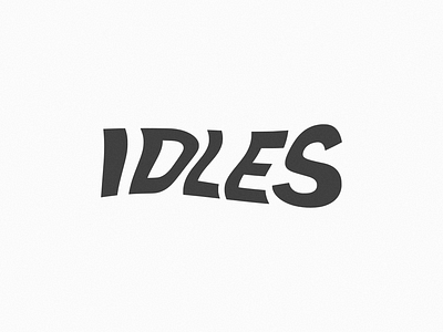 IDLES branding design geometric graphic design illustration logo typography vector