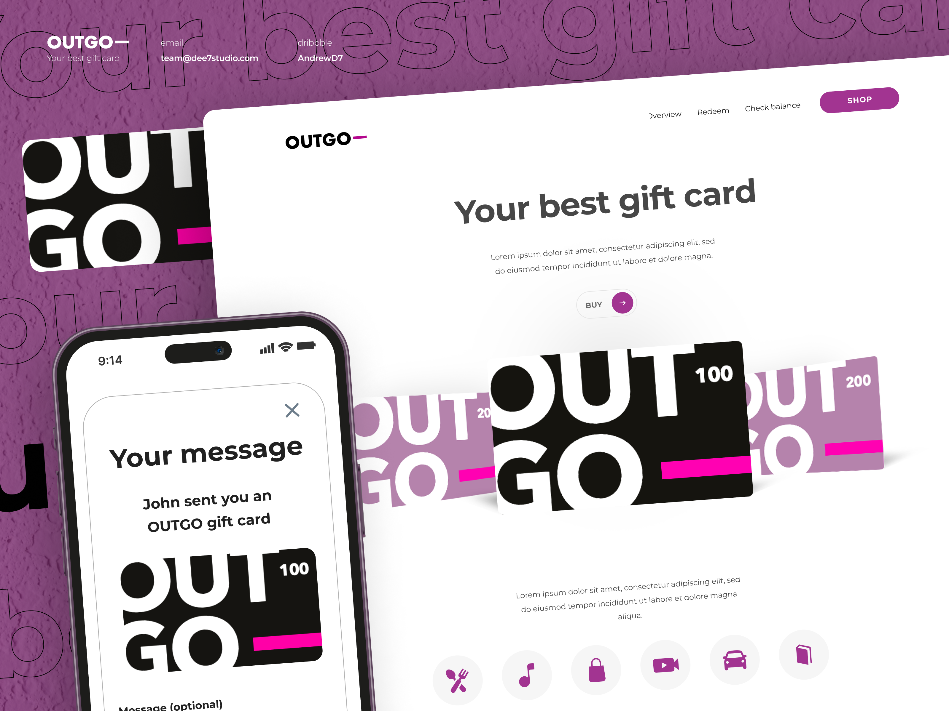 Example of Unlimited Web & Brand Design 🚀