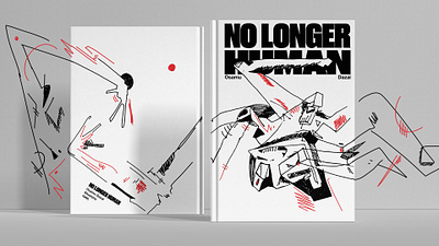 No Longer Human - Osamu Dazai book cover book design design digital drawing experimental graphic design illustration