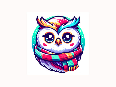 A cute owl animal beautiful illustration little owl