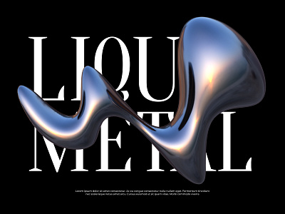 Design assets: 3D Liquid Metal Shapes Collection 3d abstract assets chrome design download fashion free geometric illustration liquid logo metal modern objects poster resources shapes ui webdesign