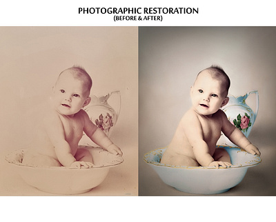 Photographic Restoration artworking before and after design image editing image retouching photo restoration photographic restoration